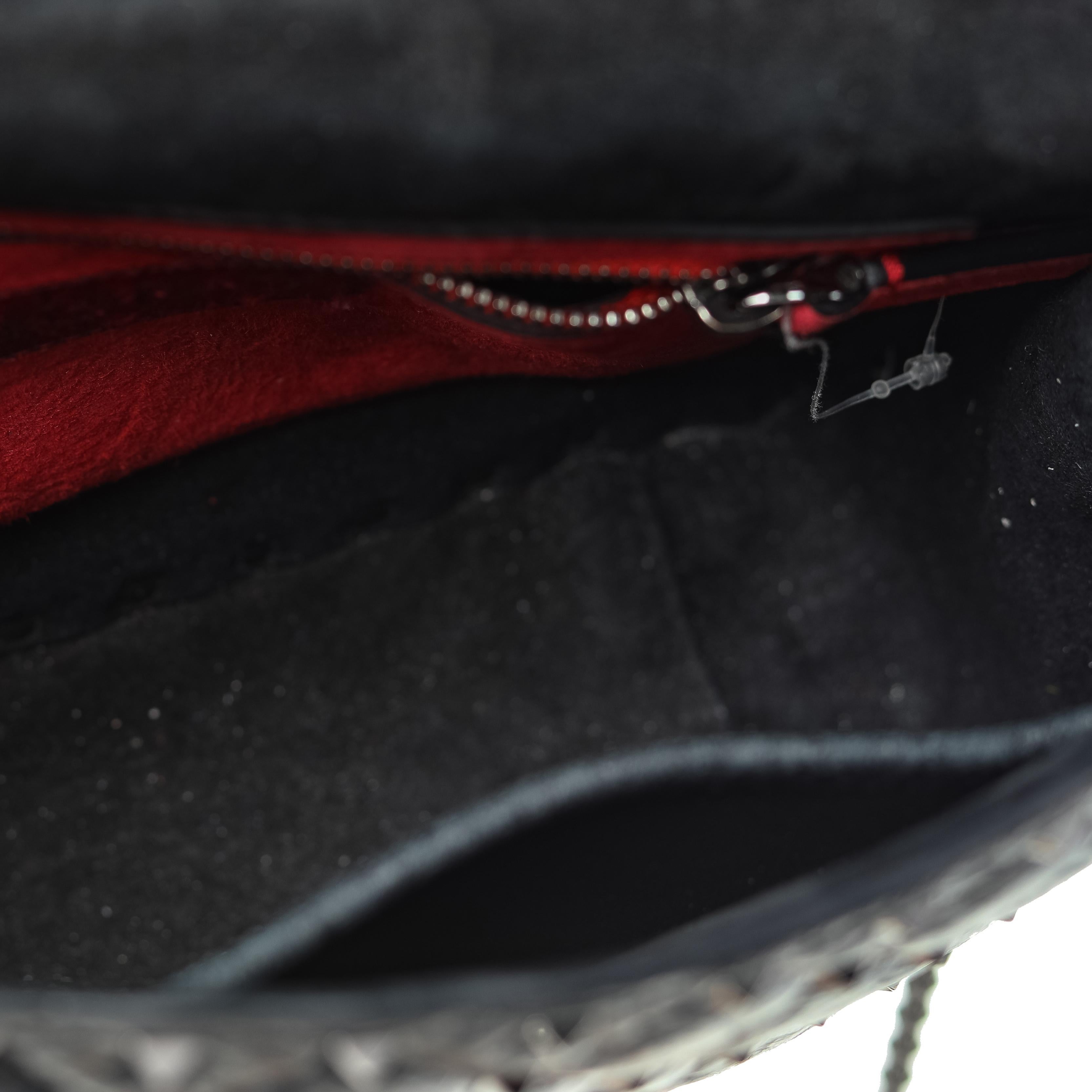 Valentino Black Quilted Leather Rockstud Spike Shoulder Bag 2