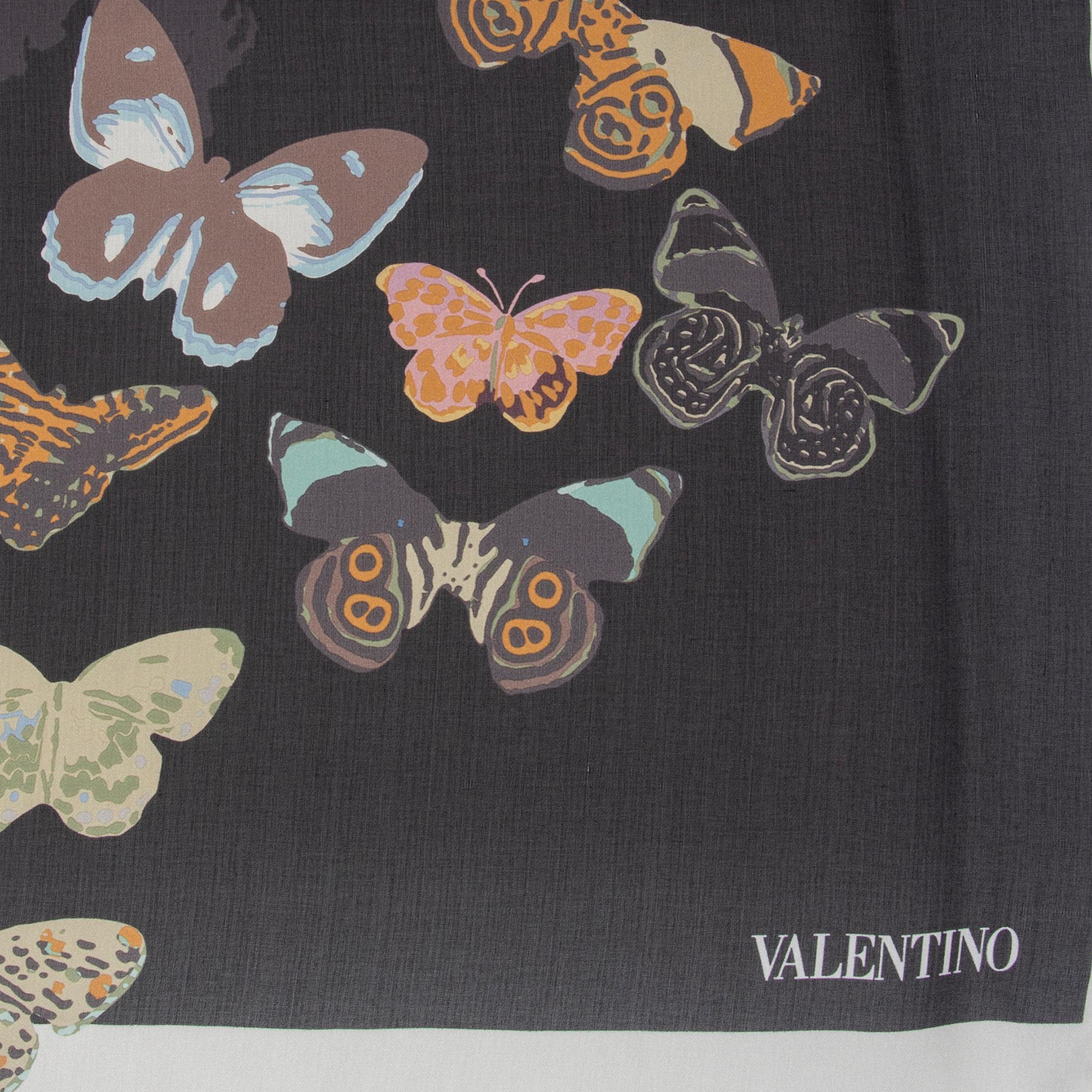 valentino butterfly scarf