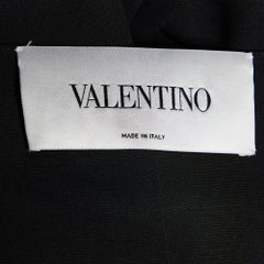Valentino Black Silk Crepe Sleeveless Maxi Dress M