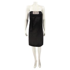 Valentino black silk dress