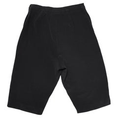 Valentino Black Slim Bermuda Shorts With Pockets