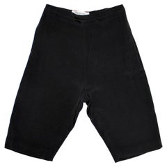 Valentino Black Slim Bermuda Shorts With Pockets