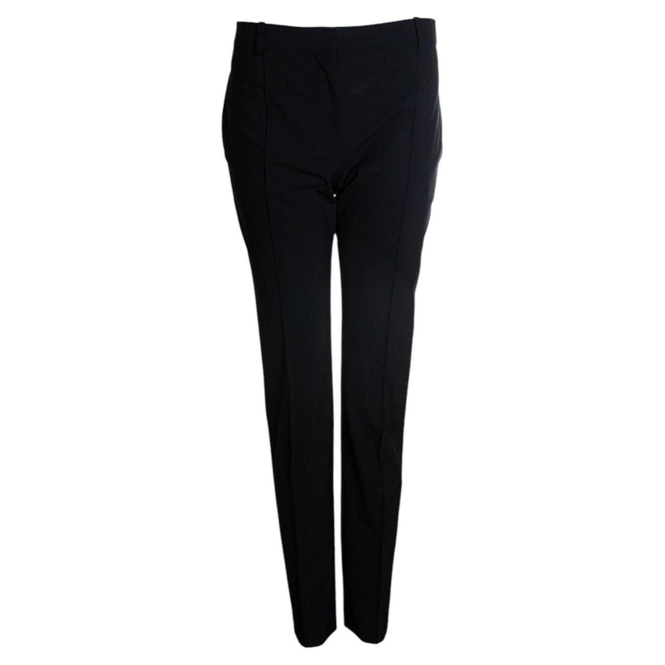 Valentino, pantalone nero dal taglio sartoriale