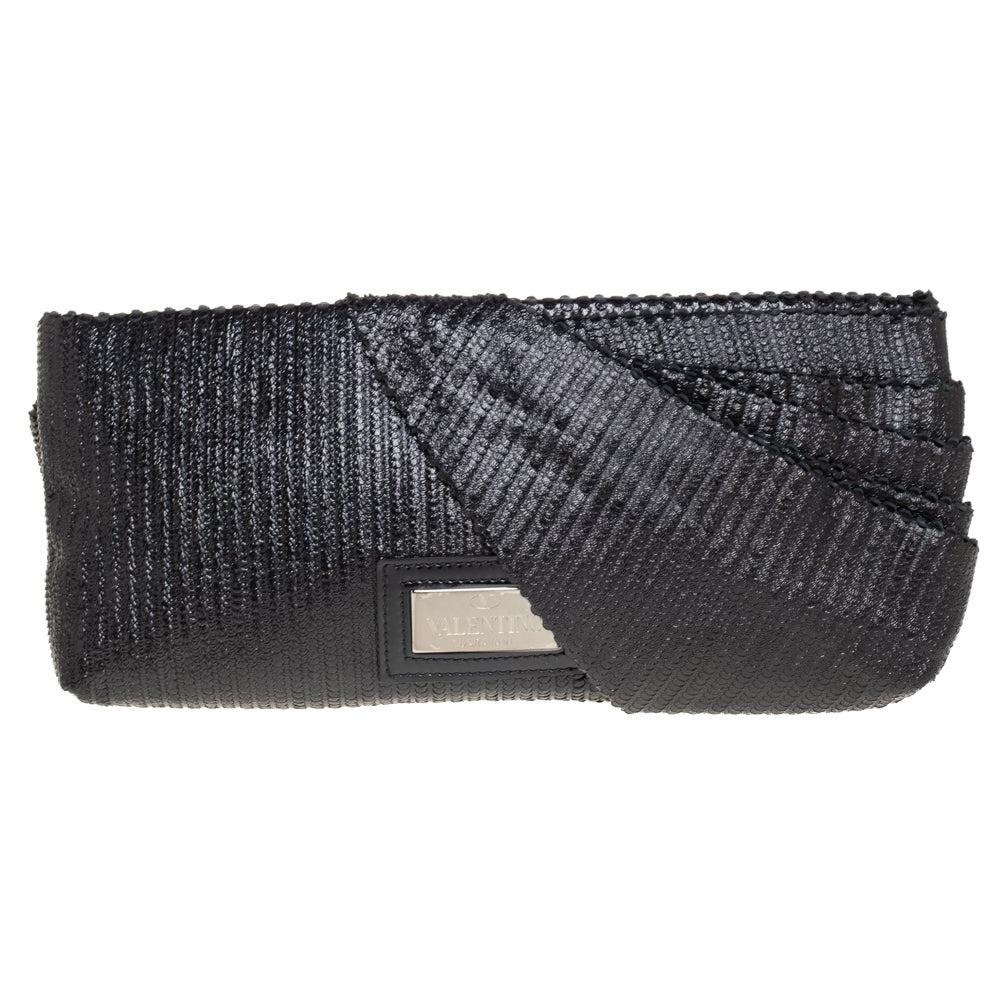 Rare 1960s Vintage Valentino Navy Blue Space Age Convertible Clutch ...