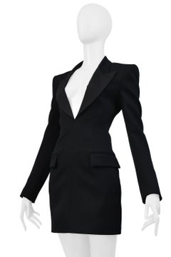 Valentino Black Tuxedo Dress