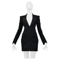 Valentino Black Tuxedo Dress