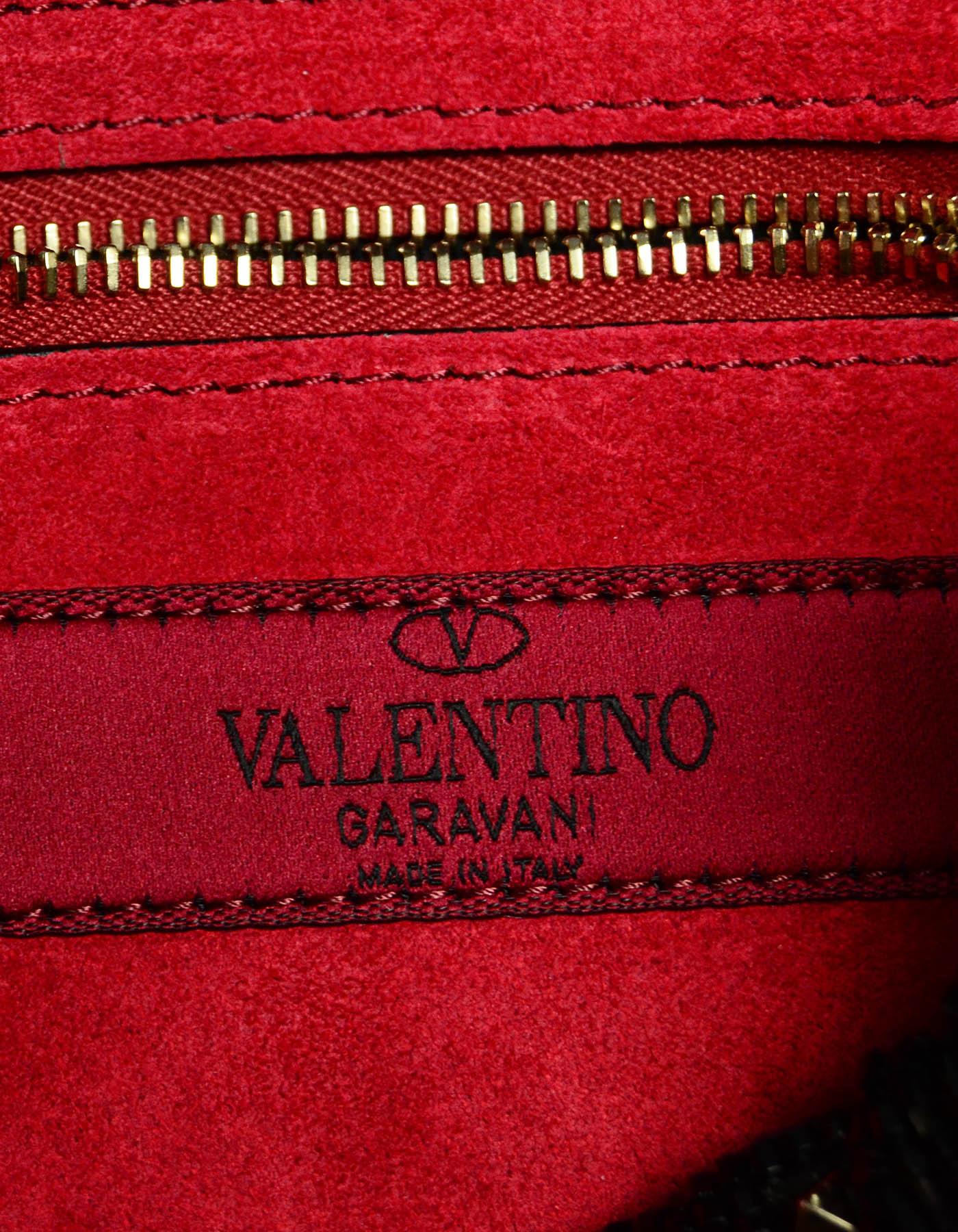 Valentino Black/White Lace & Beaded Medium Rockstud Spike Flap Bag  rt. $4, 895 3