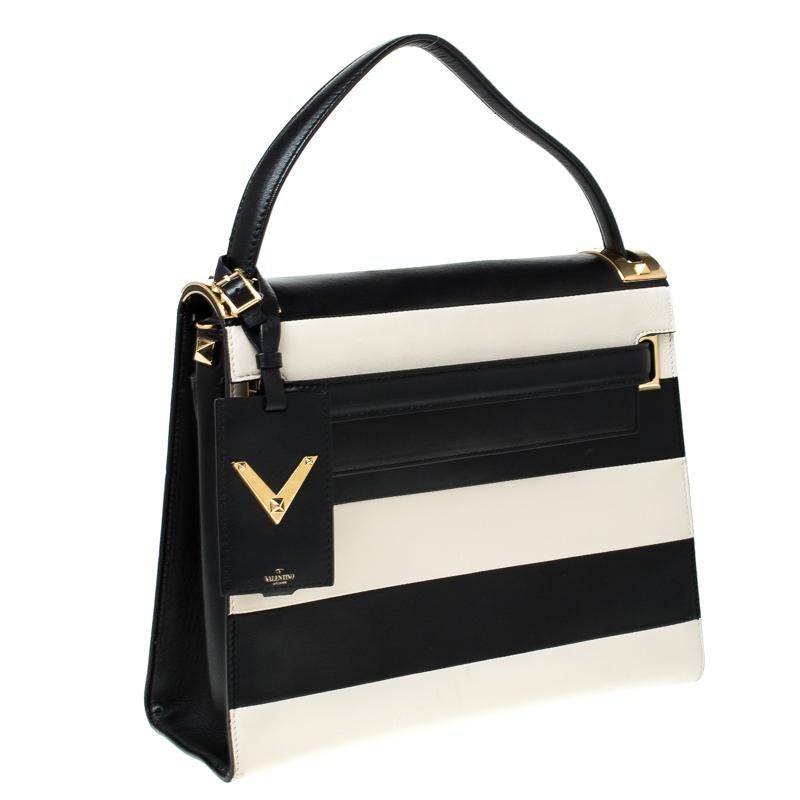 valentino black and white bag