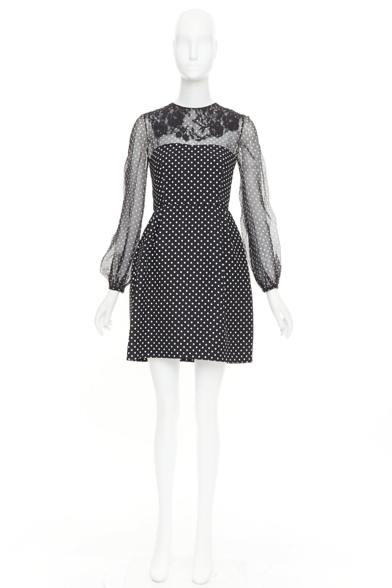 valentino black and white lace dress Valentino Lace & Sequin Evening Gown (c. 2000s). Black acetate, polyamide,  and silk, with a viscose lining. Made in Italy. Size XS. A vintage Valentino  Garavani evening gownlikely from the early 2000sthis
