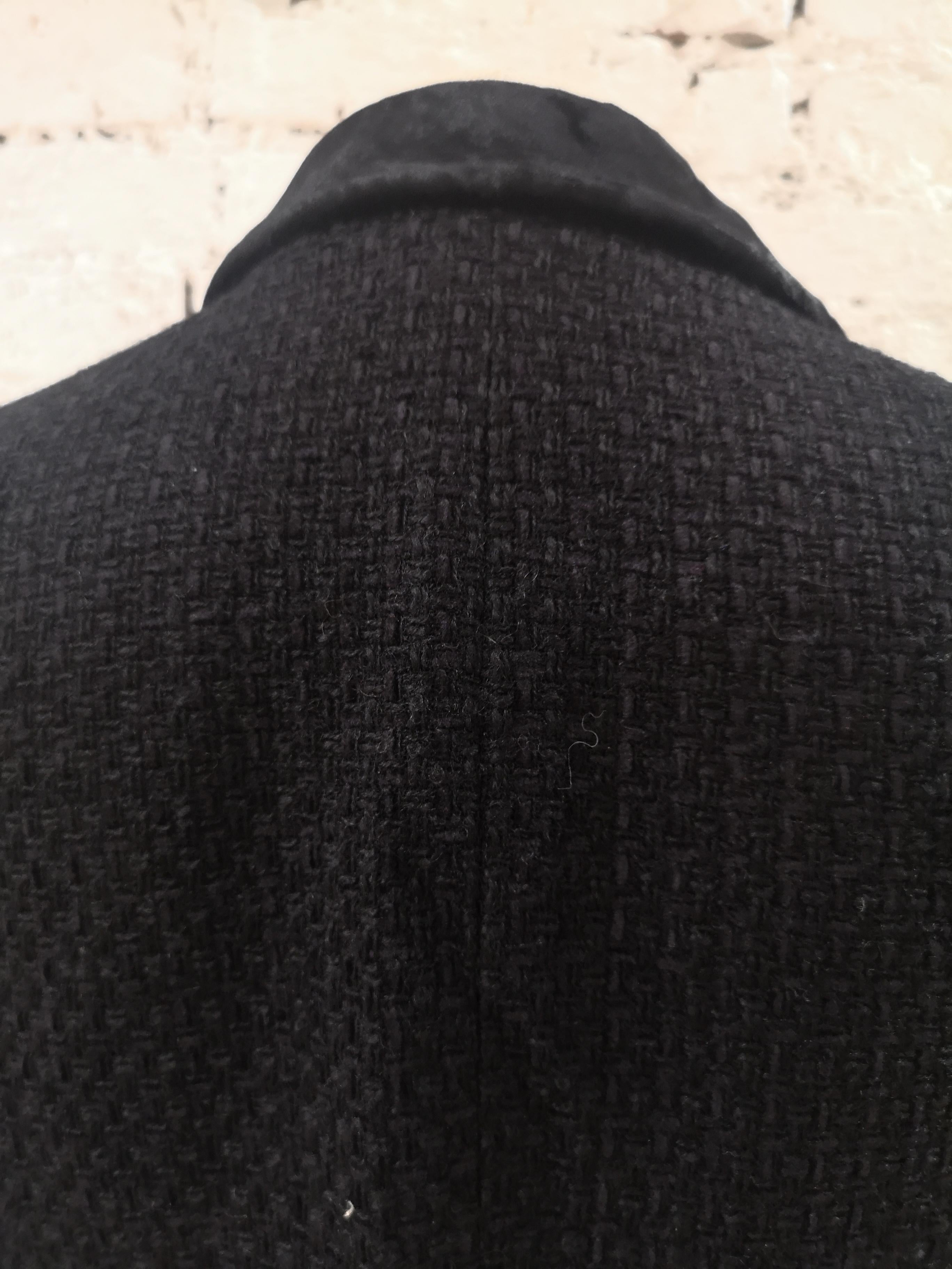 Valentino - Veste en laine noire Bon état - En vente à Capri, IT