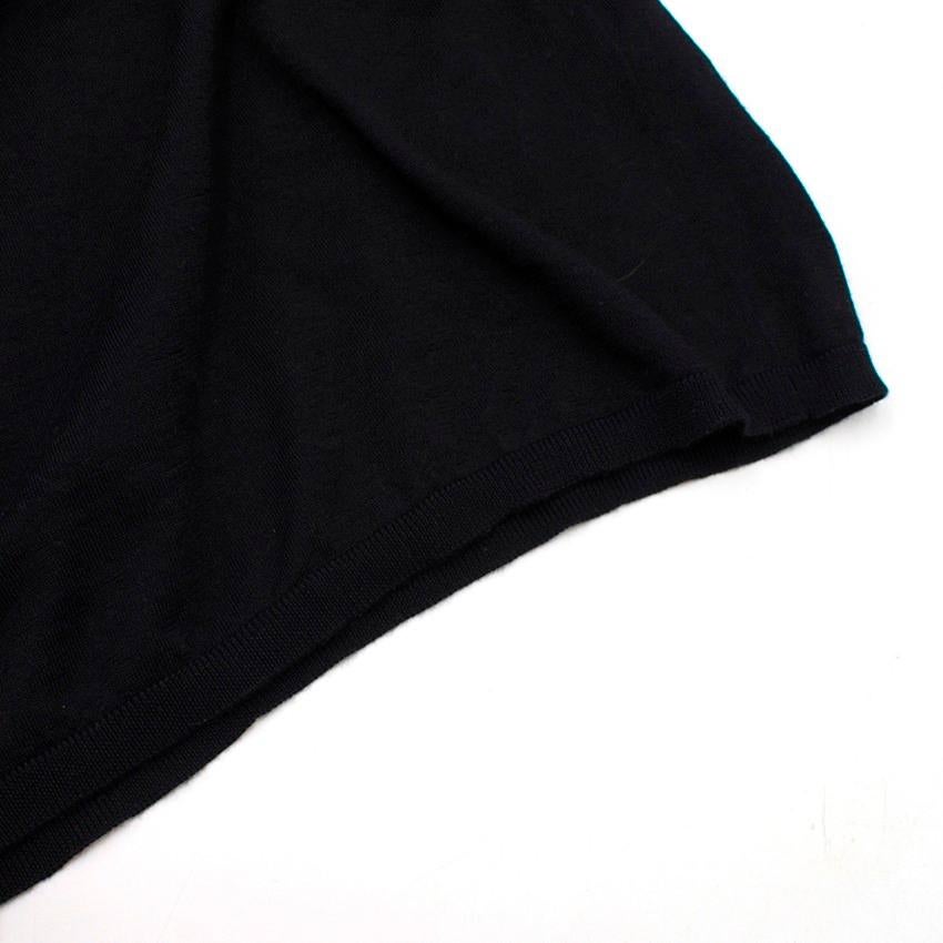 Valentino Black Wool Lace Jumper/Tunic US 4 3