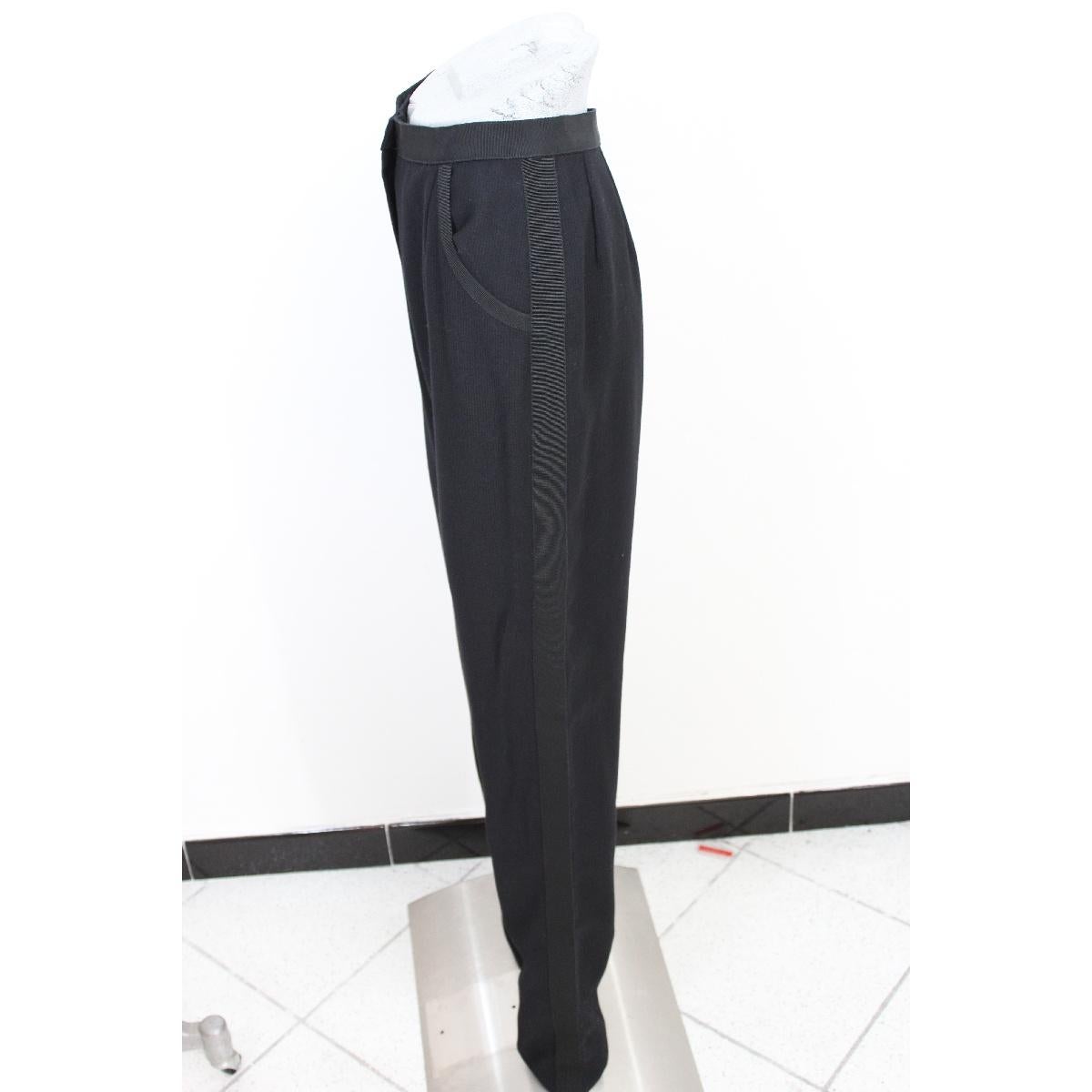 Valentino Black Wool New 1990s Pants Suit Dress Set 3