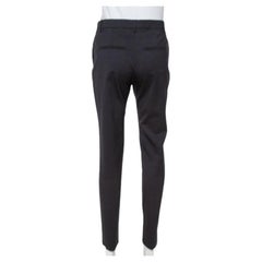 Valentino Black Wool Tailored Pants S