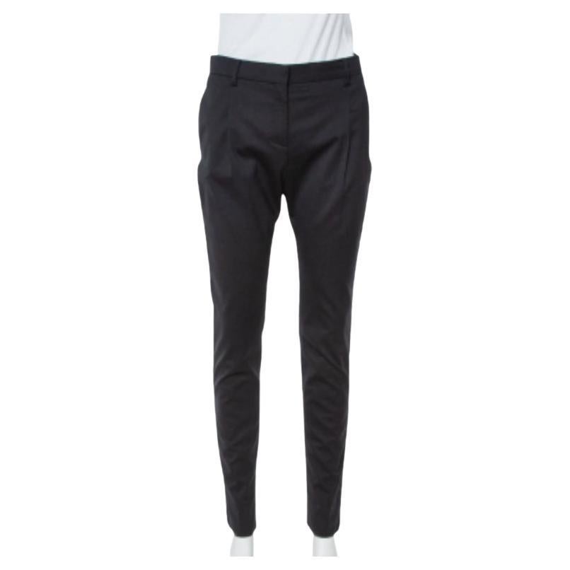 Valentino Black Wool Tailored Pants S For Sale