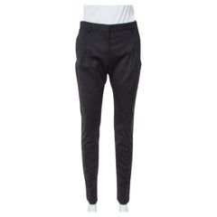 Valentino Black Wool Tailored Pants S