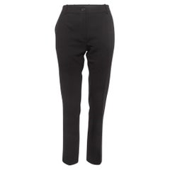 Valentino Black Wool Tapered Trousers M