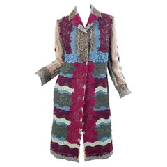 Valentino Blake Lively Fall 2015 Runway Size 2 Lace Wool Patchwork Jacket Coat