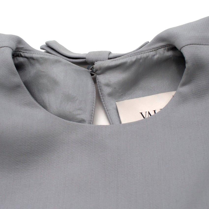 Tunique Valentino Laine Et Soie écru — Taille FR36, Occasion Très Bon état, Style Cape, Manches Trois-quarts
