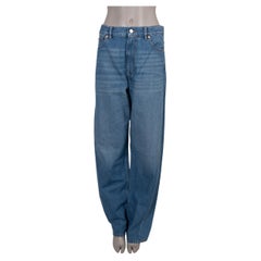 VALENTINO blue cotton 2023 WASHED DENIM STRAIGHT Jeans Pants 27 XS