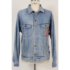 Valentino Blue Cotton Colored Insert Vintage Denim Jacket 80s