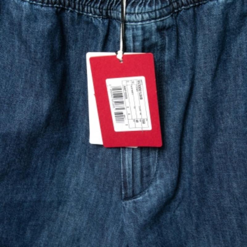Valentino - Short en denim bleu à taille élastique M en vente 3