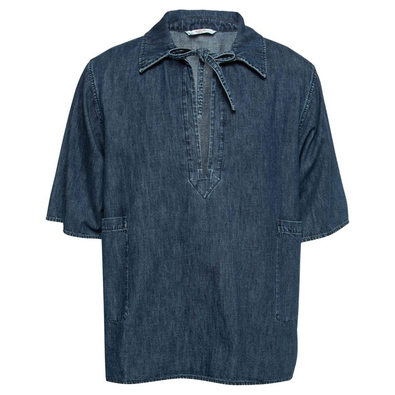 VALENTINO LONG SLEEVE DENIM SHIRT 261428 main image 1