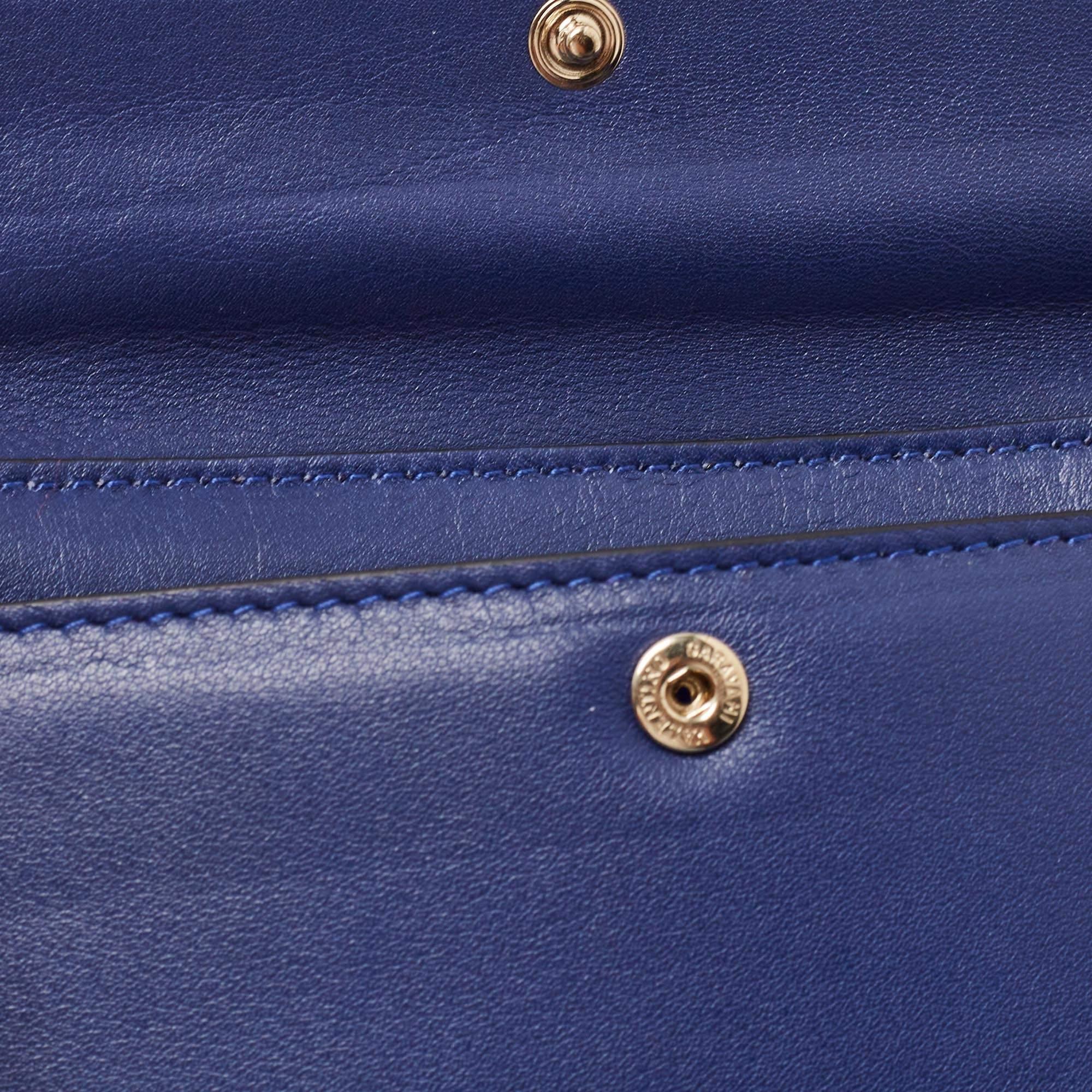 Valentino Blue Leather Rockstud Mini Chain Crossbody Bag 3