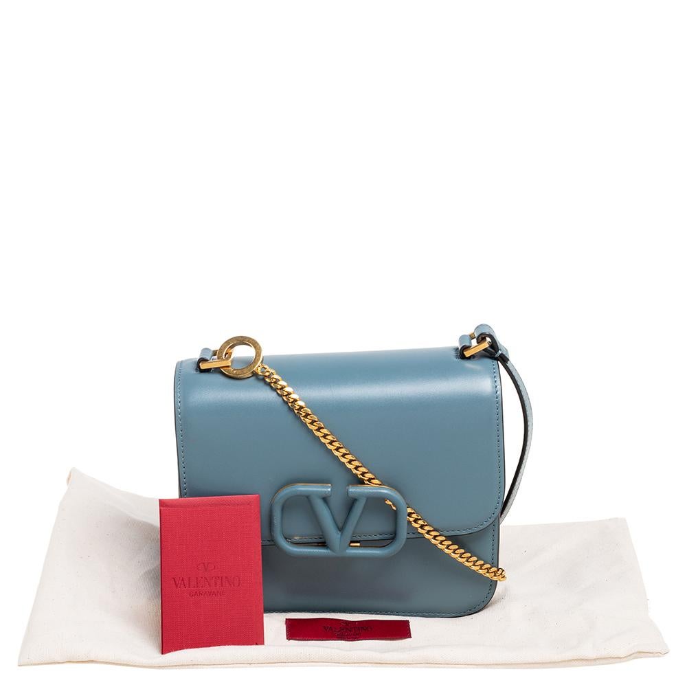 valentino blue shoulder bag