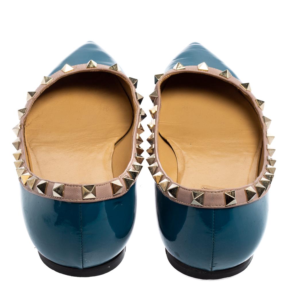 valentino flats blue