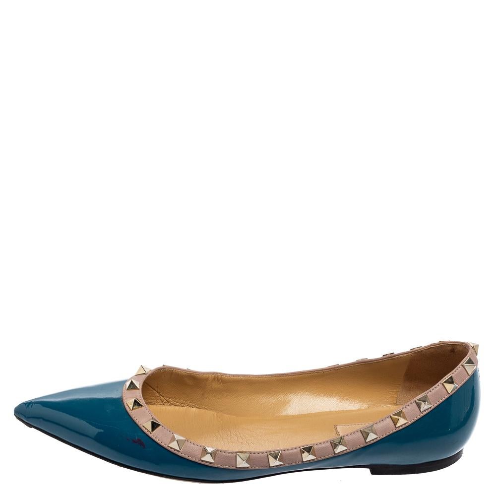 valentino stud flat