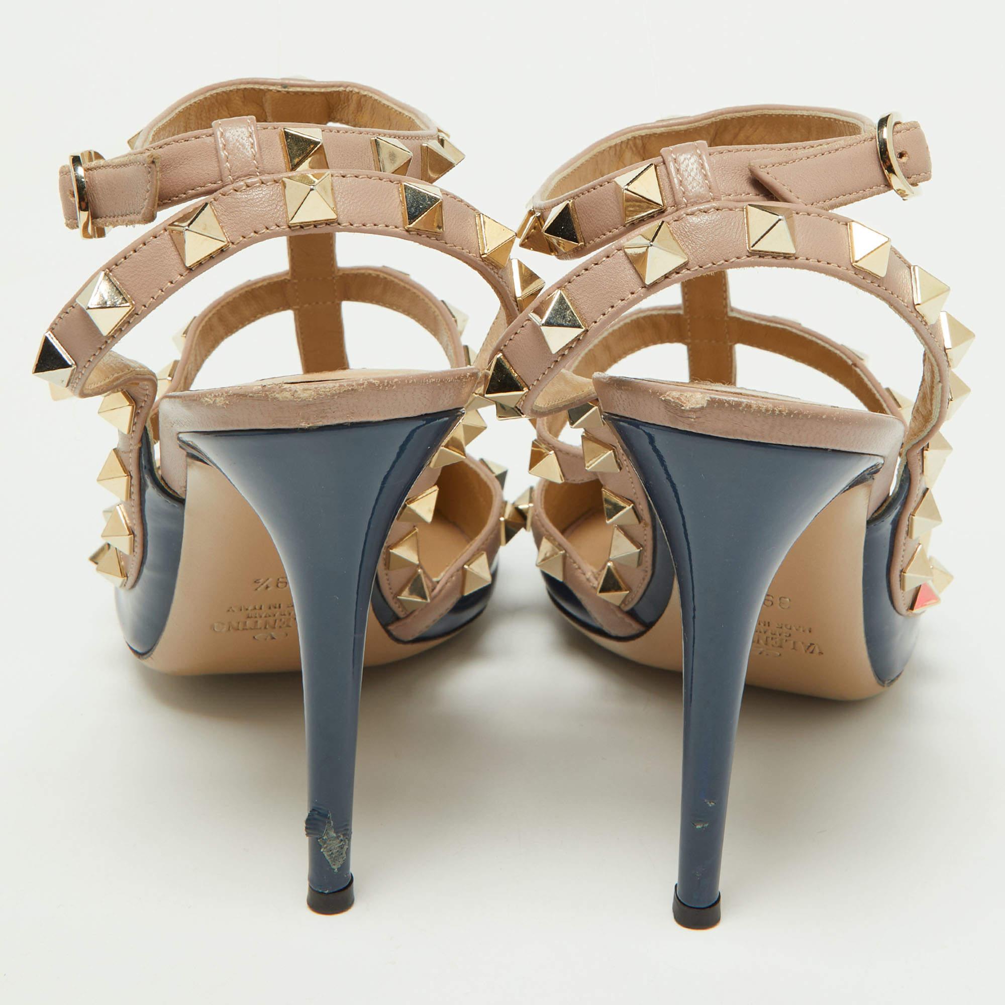 valentino shoes navy blue