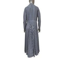 Valentino Blue V-Print Maxi Dress Sz.M