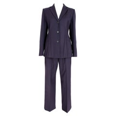 Valentino Blue Wool Suit Pants