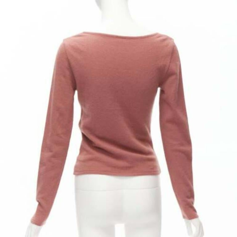 Donna Valentino, maglione in misto lana vergine rosa arrossato IT42 M. in vendita