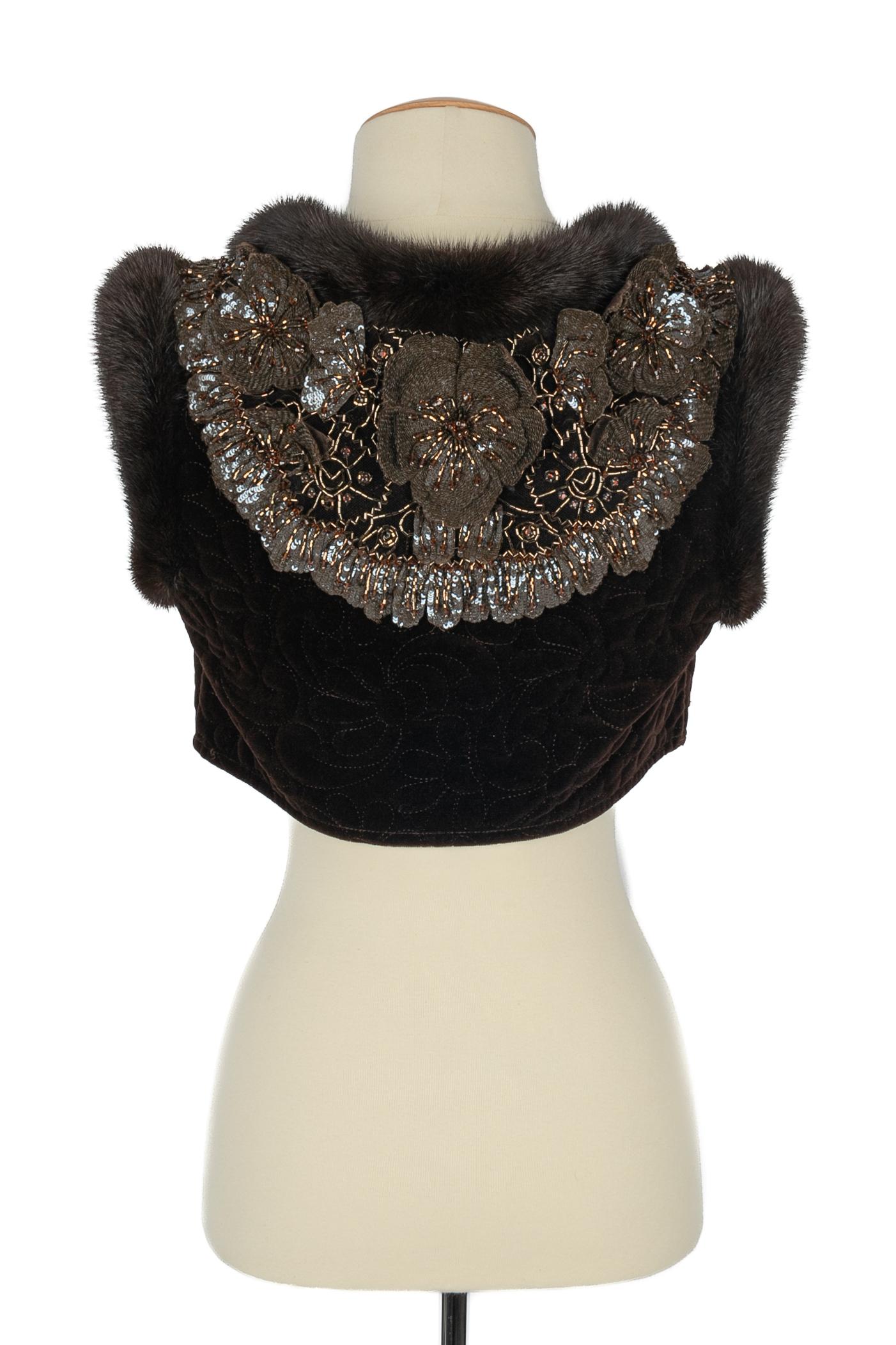 Top bolero Valentino Beige