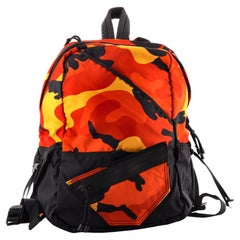 Valentino Bounce Iconic Backpack Camouflage Nylon Medium