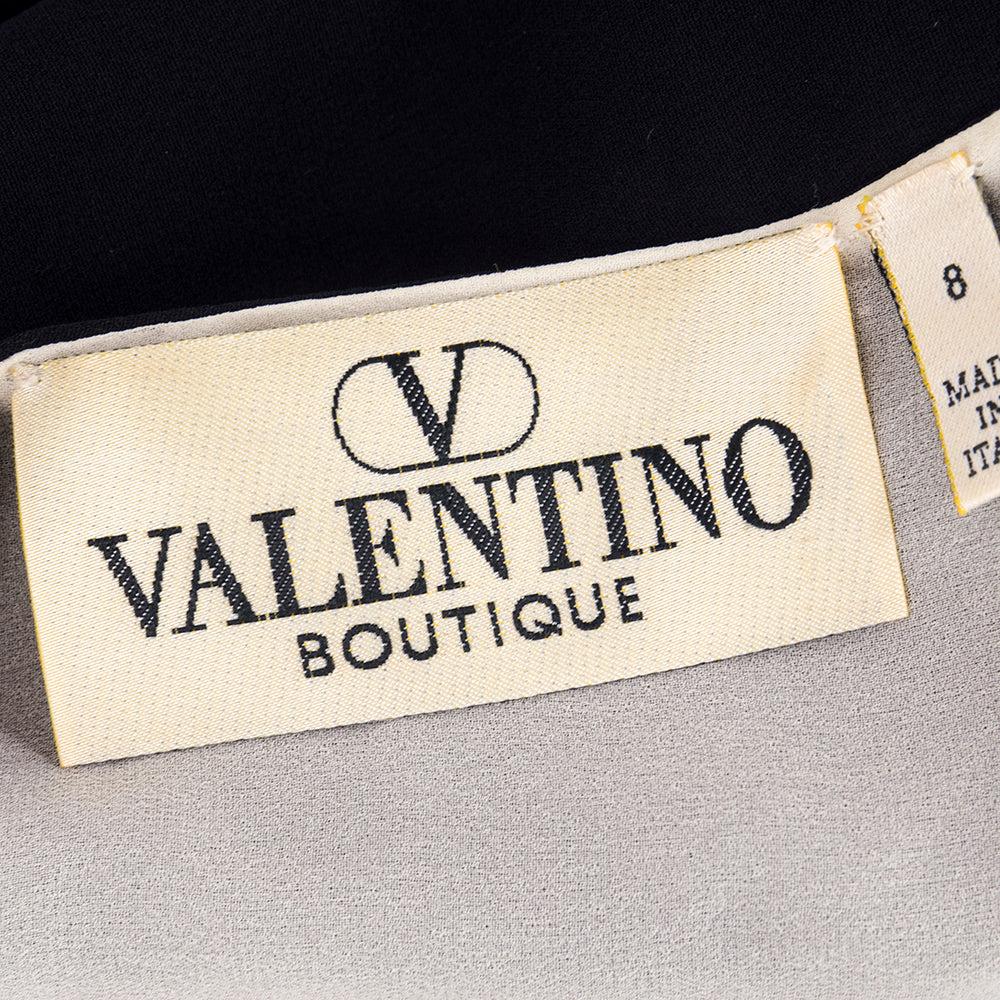 Conjunto de noche de tres piezas de georgette y encaje Valentino Boutique, años 90 en Excelente estado para la venta en Los Angeles, CA