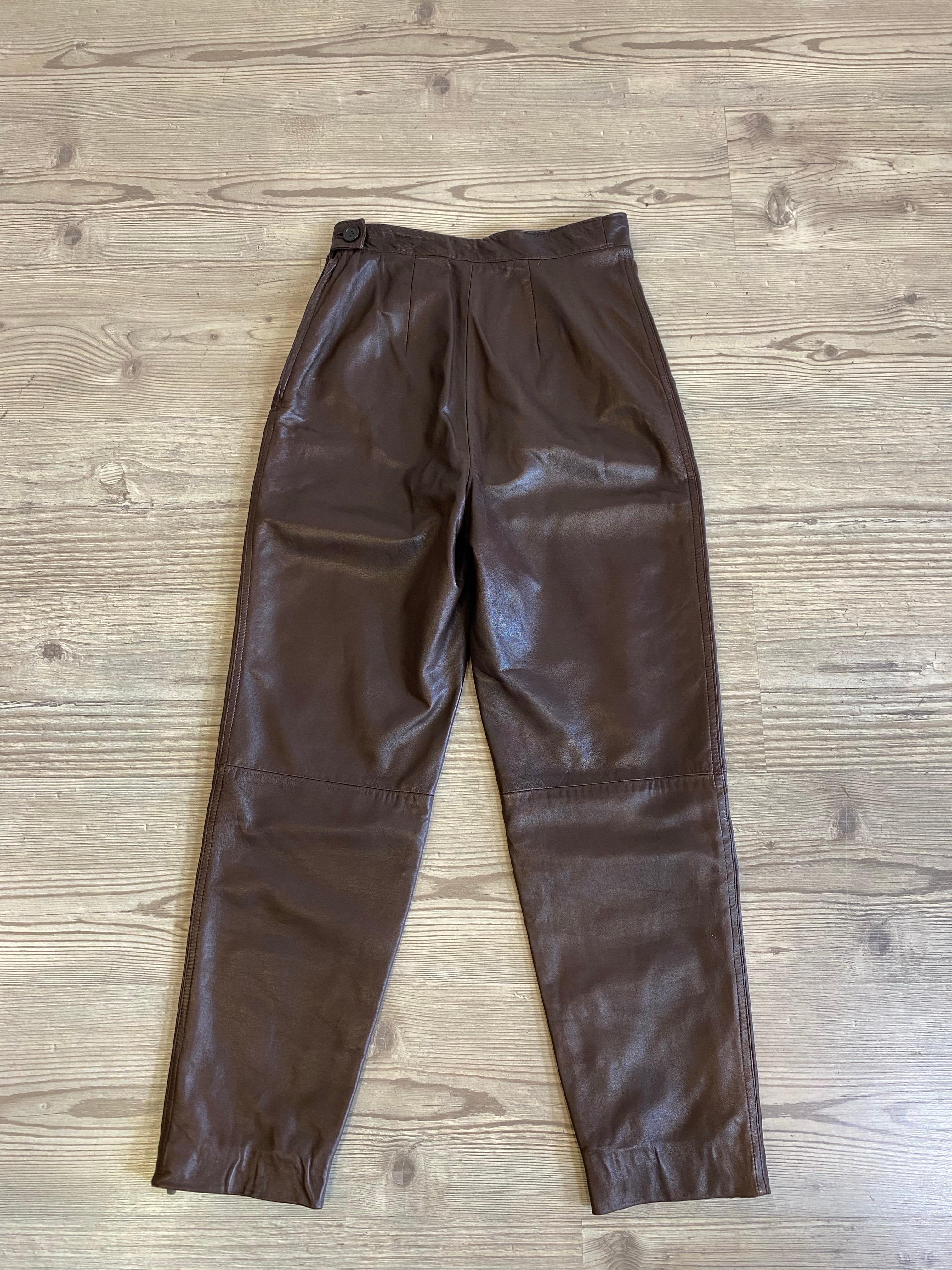 Femenino o masculino Boutique Valentino Pantalones de piel en venta