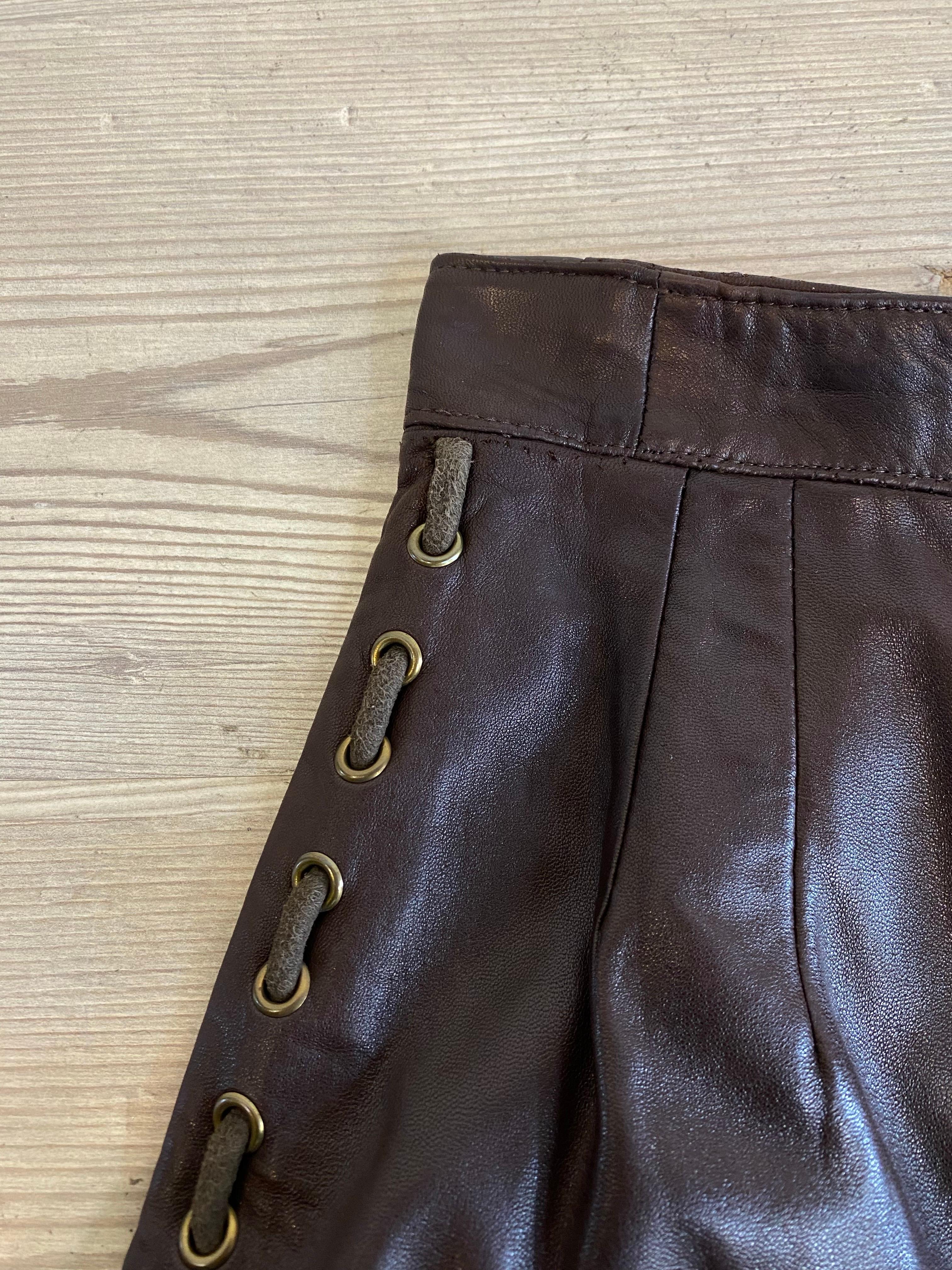 Boutique Valentino Pantalones de piel en venta 1