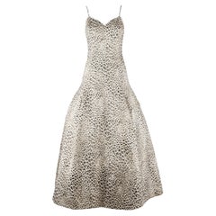 Vintage Valentino Boutique Leopard Printed Ball Gown