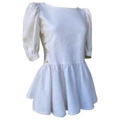 Valentino Boutique linen cream Blouse