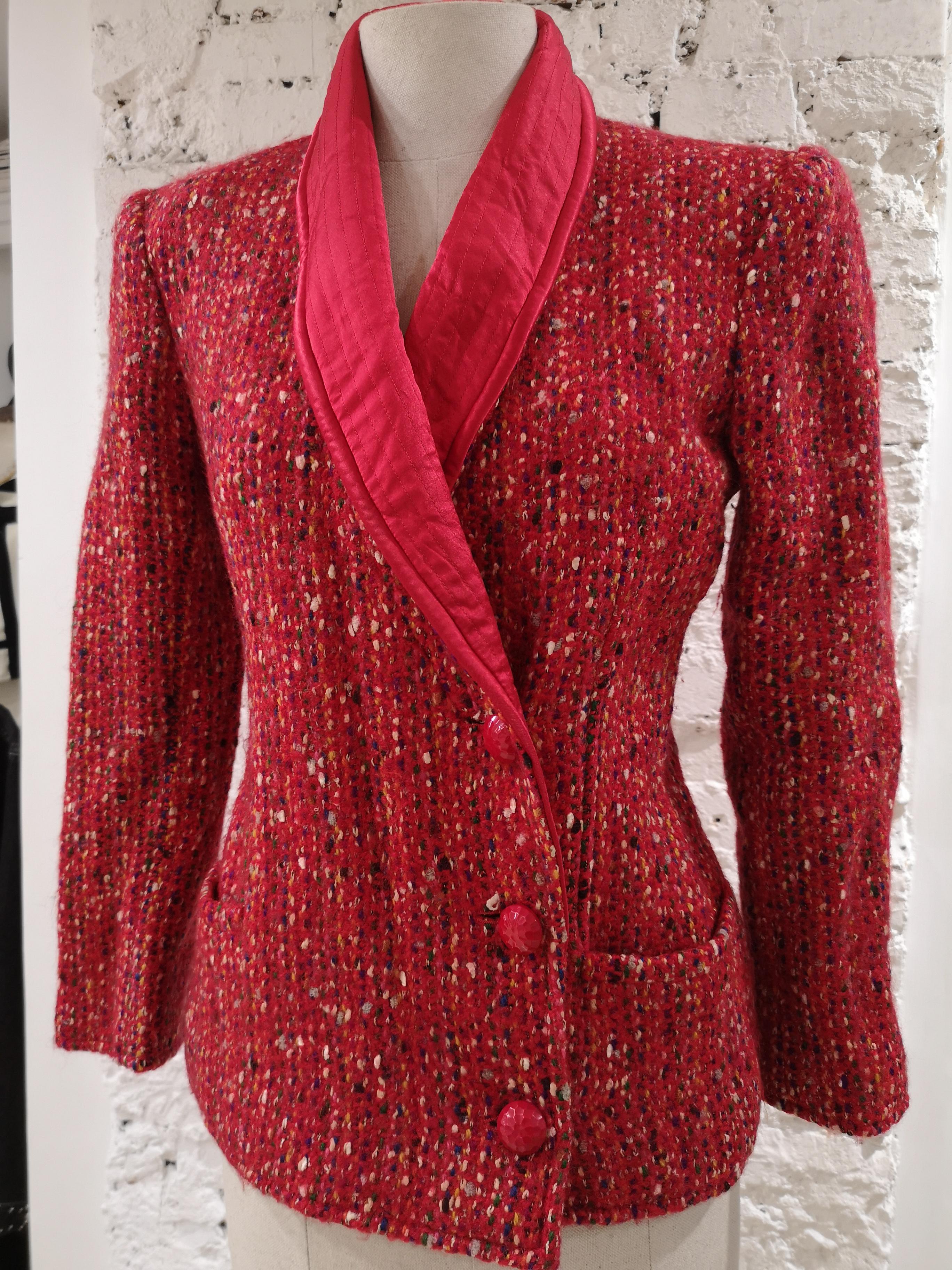 Women's Valentino Boutique red wool jacket