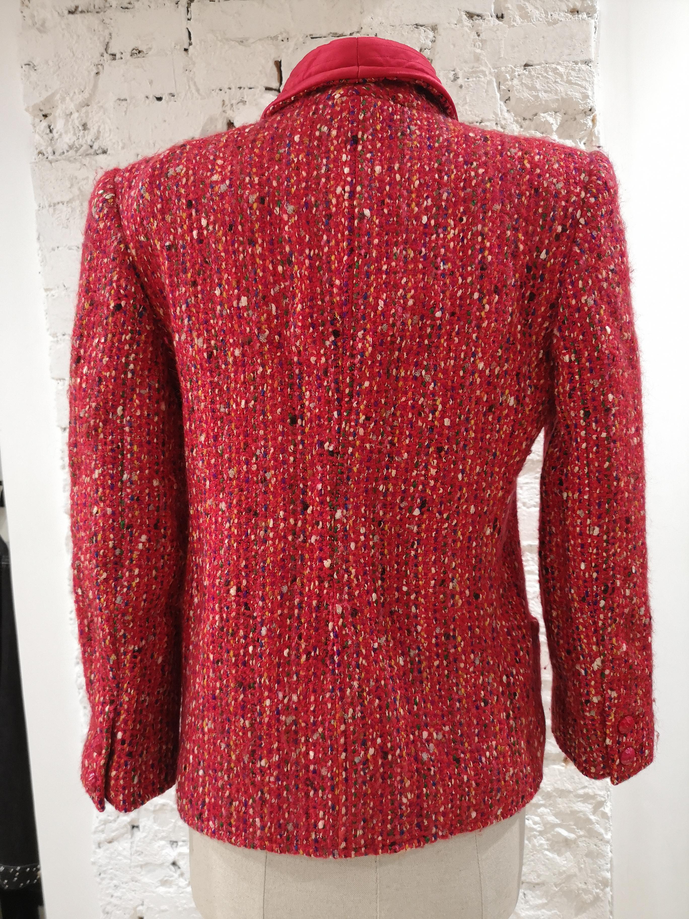 Valentino Boutique red wool jacket 1