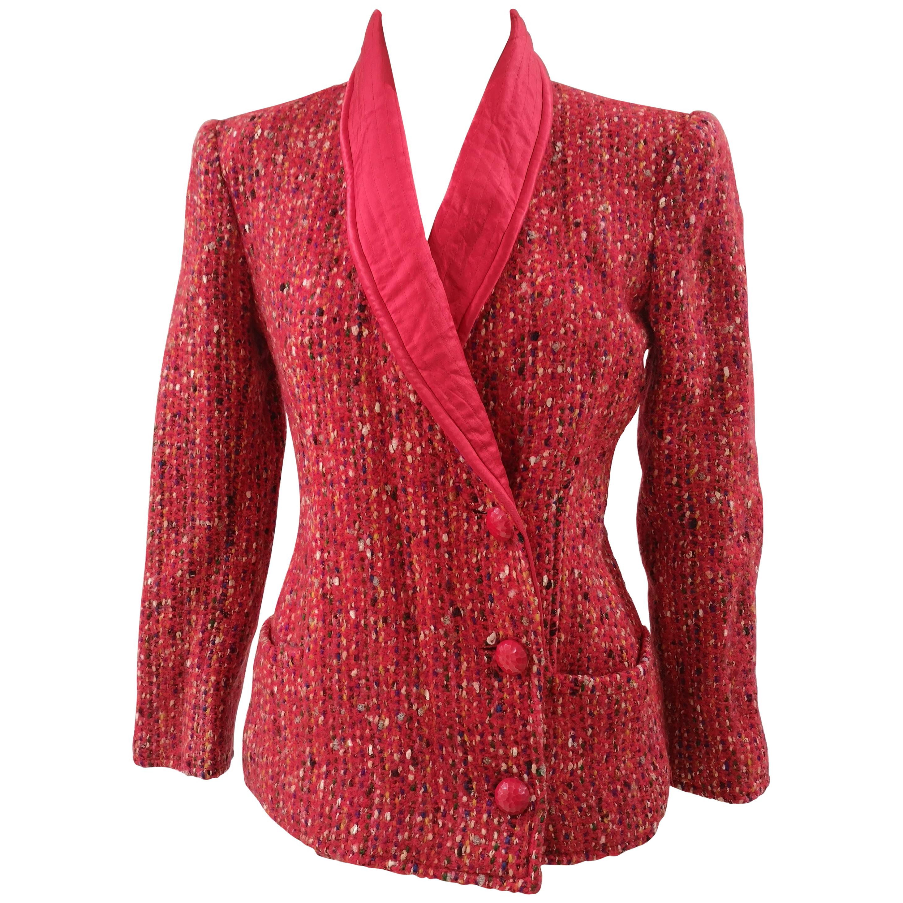 Valentino Boutique red wool jacket