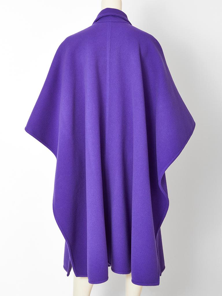 Valentino Boutique Wool Cape In Good Condition In New York, NY