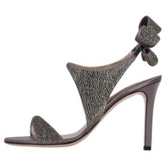 Valentino Bow Detail Crystal Sandals