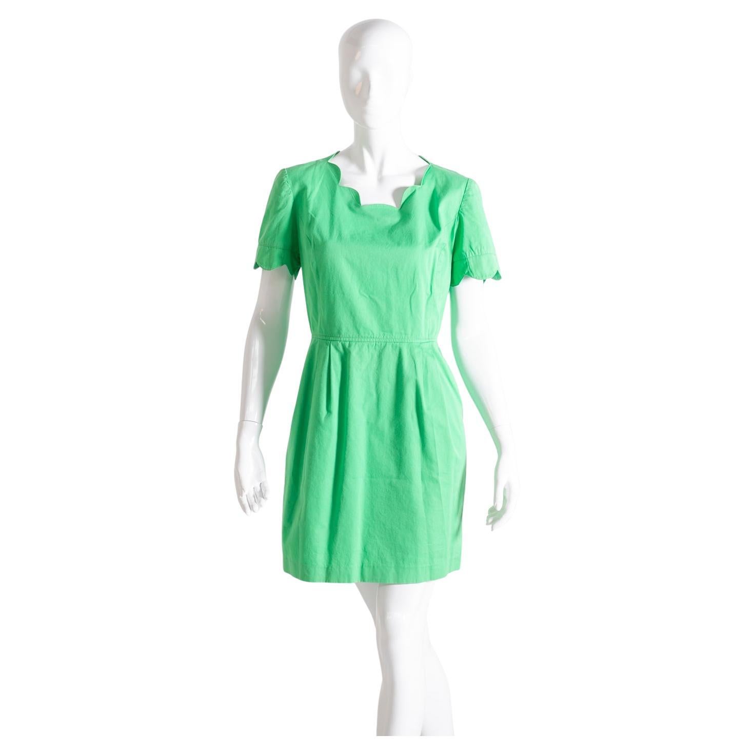 Valentino - Robe vintage verte brillante