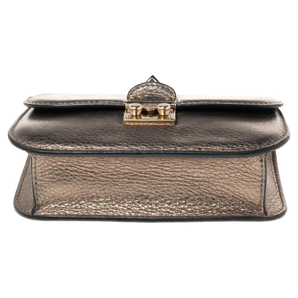 valentino bronze rockstud bag