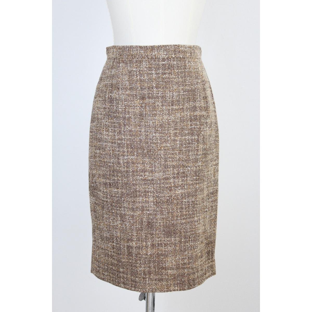 Valentino Brow Wool Classic Skirt Suit Dress For Sale at 1stDibs ...