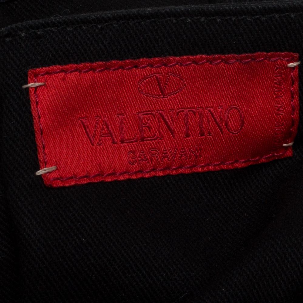 Valentino Brown/Black Leather Frame Satchel 6